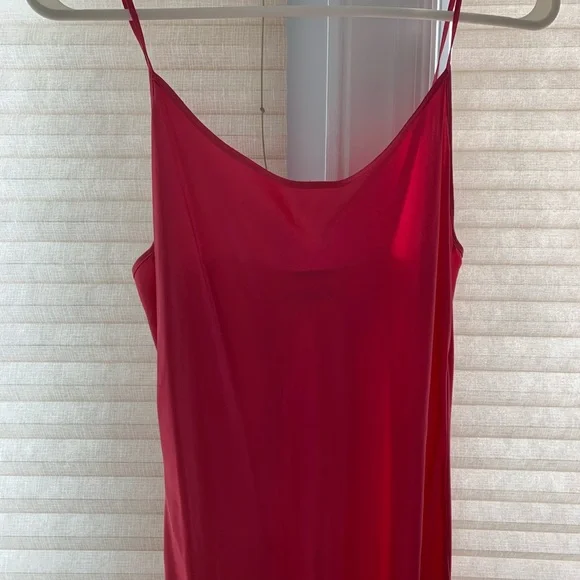 Reformation Alisal silk slip dress in hot pink - Picture 6 of 10